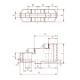 BISON Hard Solid Jaws for 4-Jaw Scroll Chuck Ø160 mm type 36**/37**
